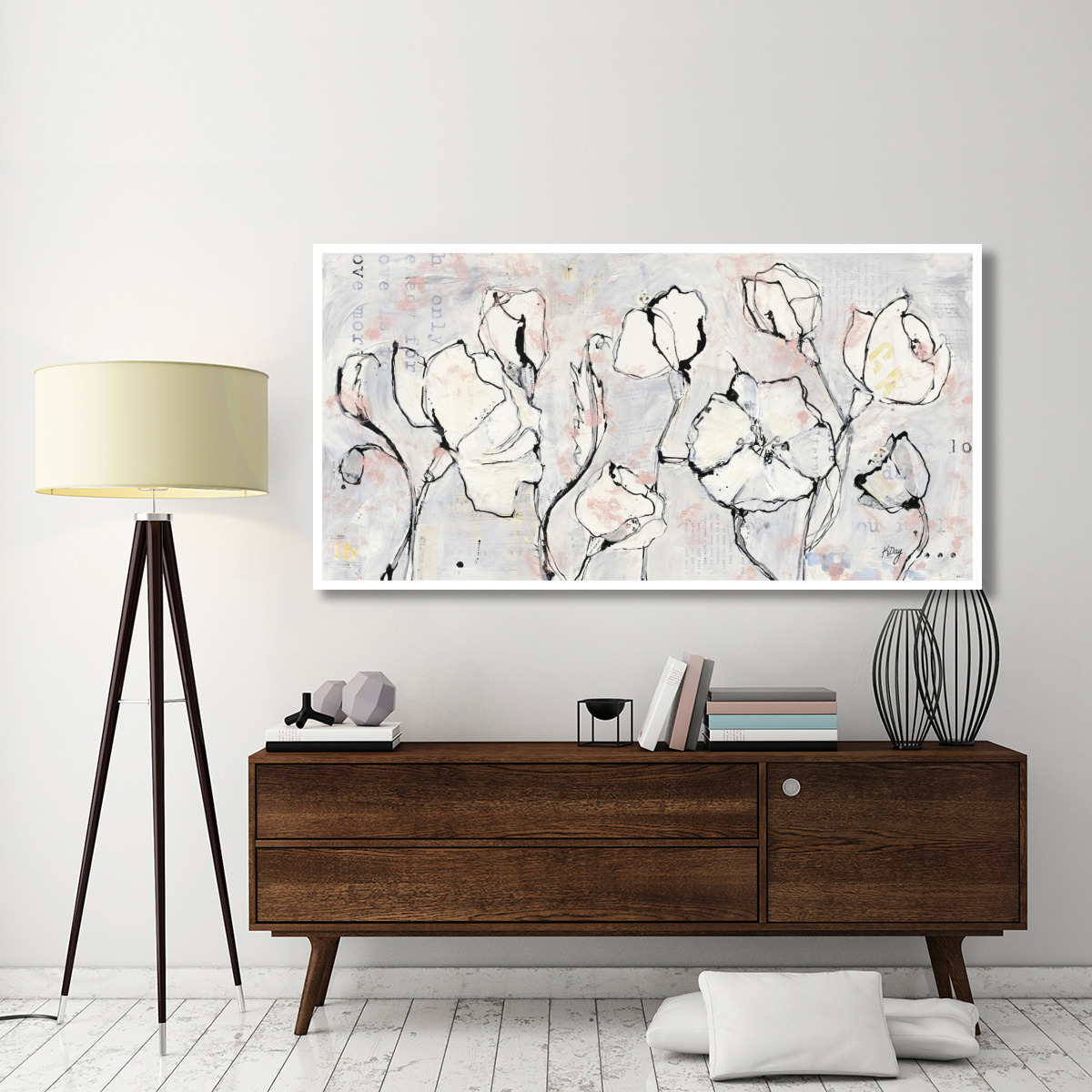 16 Again Blush v2 -Paper Art-74&quotx38"