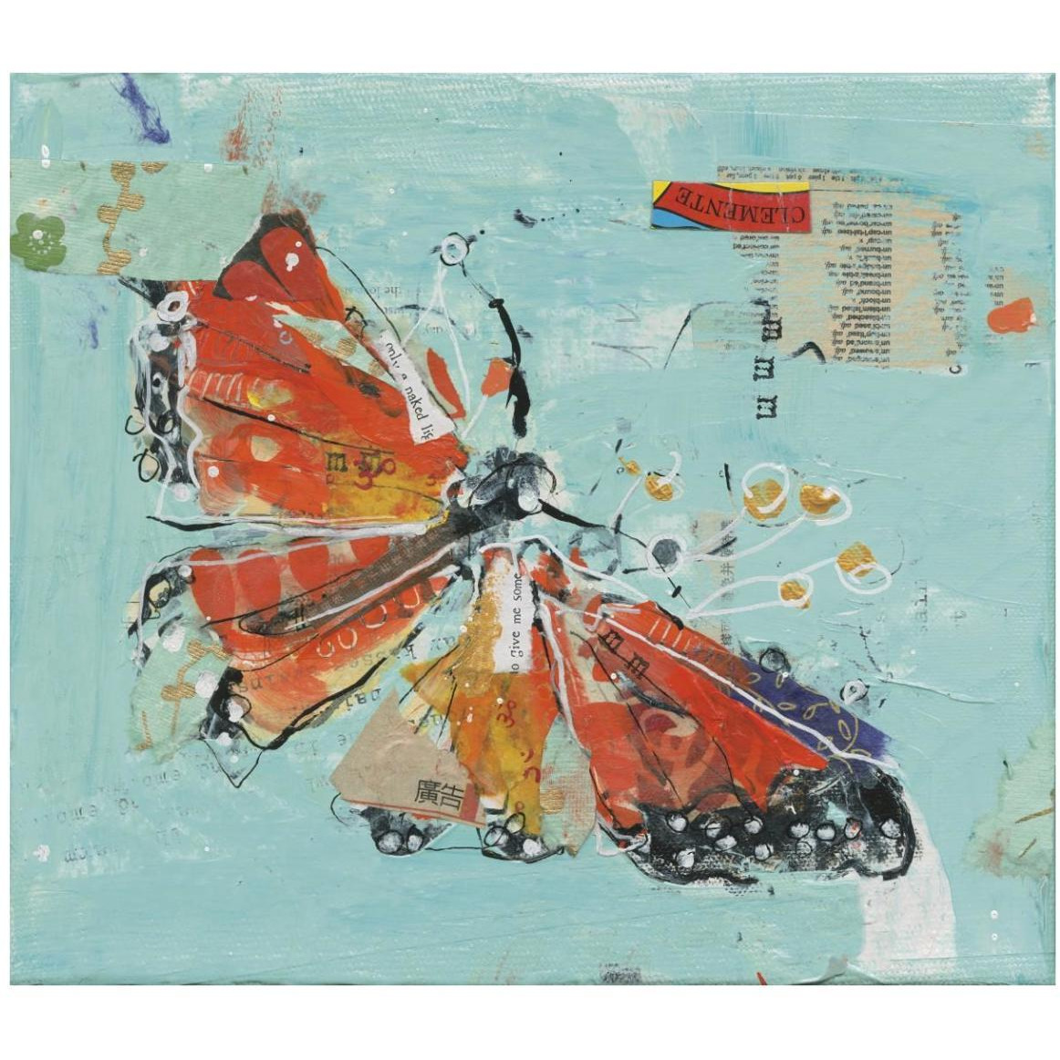 Monarch I Crop -Paper Art-46&quotx40.28"