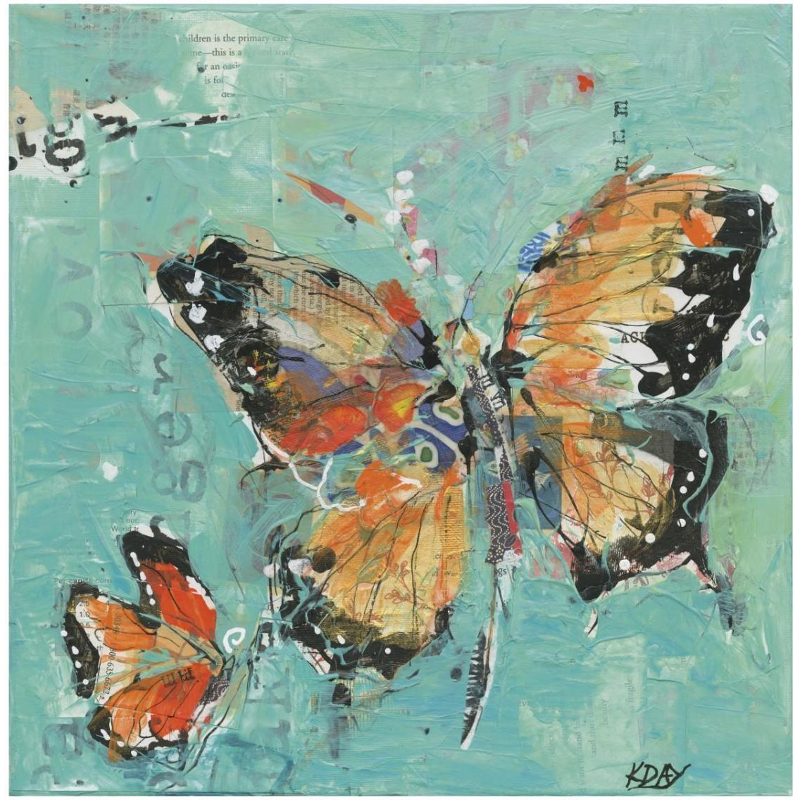 Monarch II -Paper Art-32&quotx32"