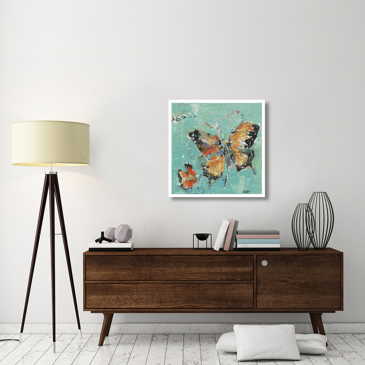 Monarch II -Paper Art-32&quotx32"