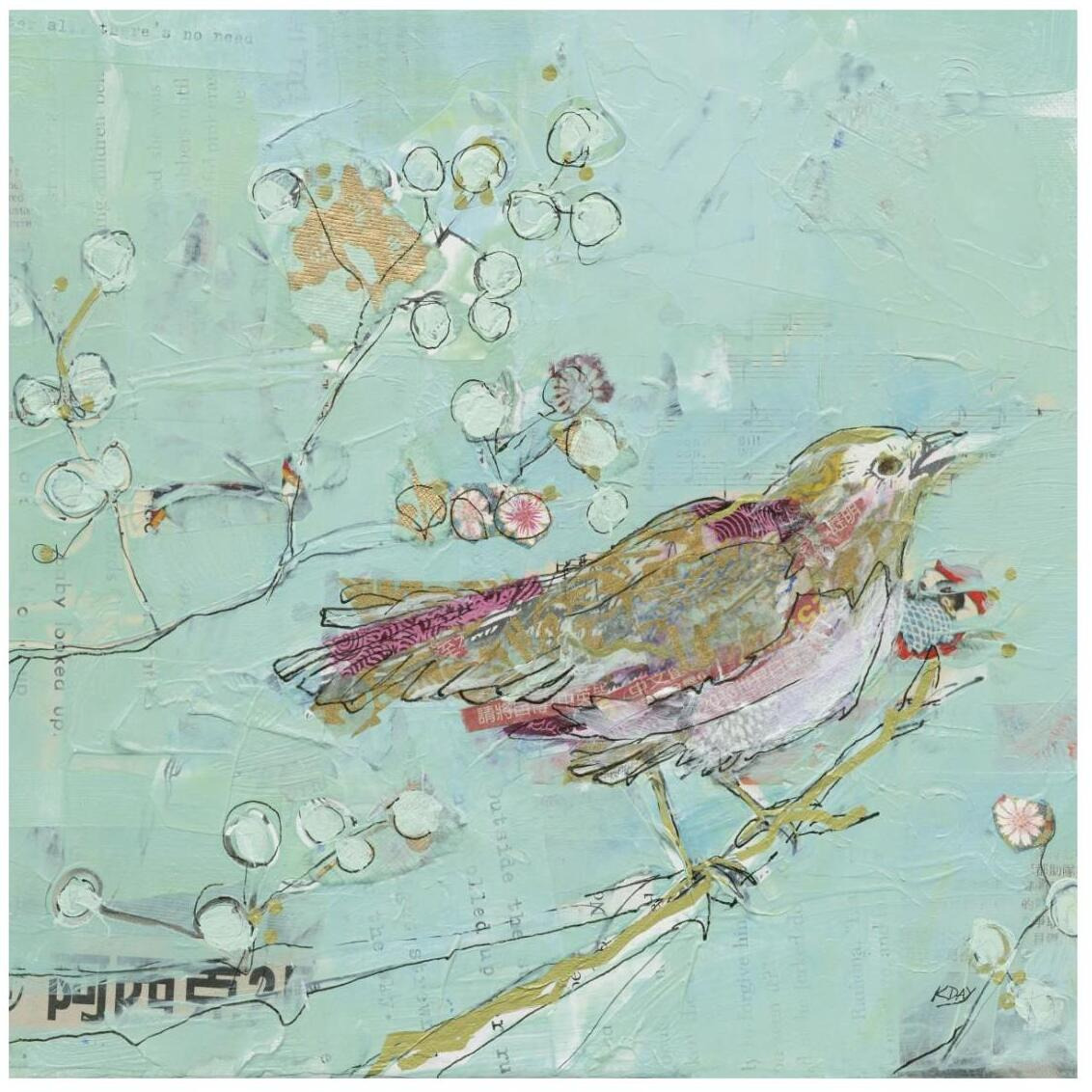 Birds of a Feather v2 -Paper Art-26&quotx26"