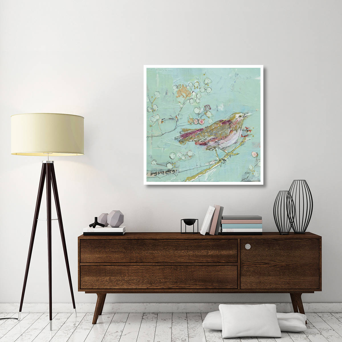 Birds of a Feather v2 -Paper Art-42&quotx42"