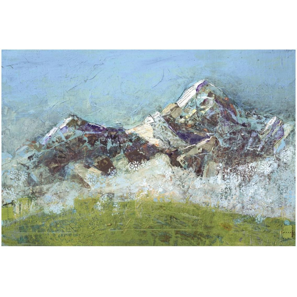 Wilson Fog Green -Paper Art-32&quotx22"