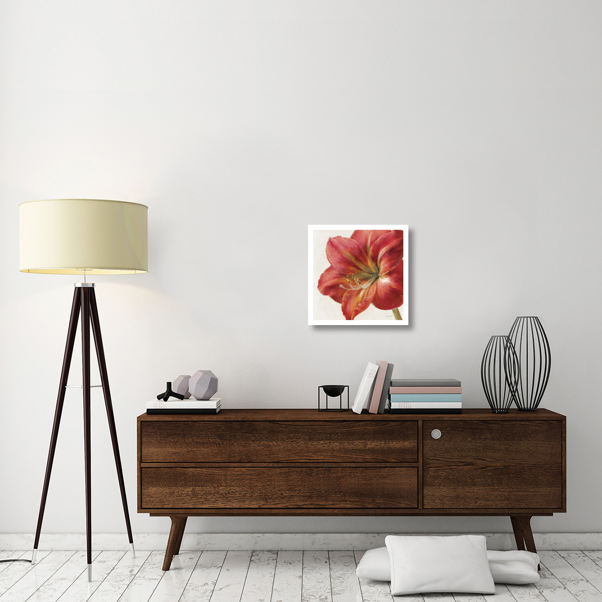 Vivid Amaryllis -Paper Art-20&quotx20"