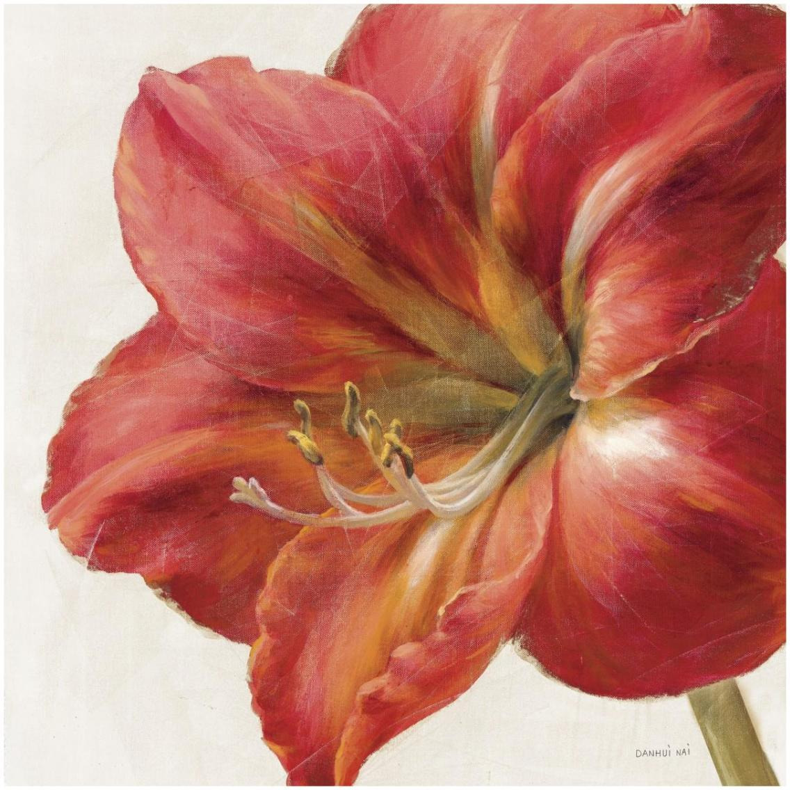 Vivid Amaryllis -Paper Art-32&quotx32"