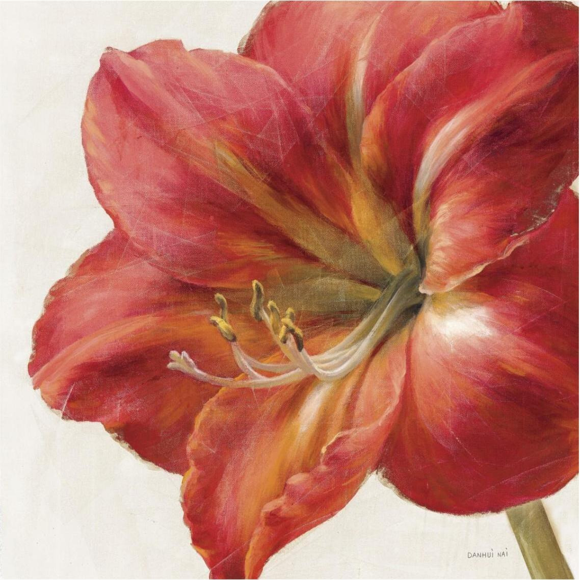 Vivid Amaryllis -Paper Art-38&quotx38"