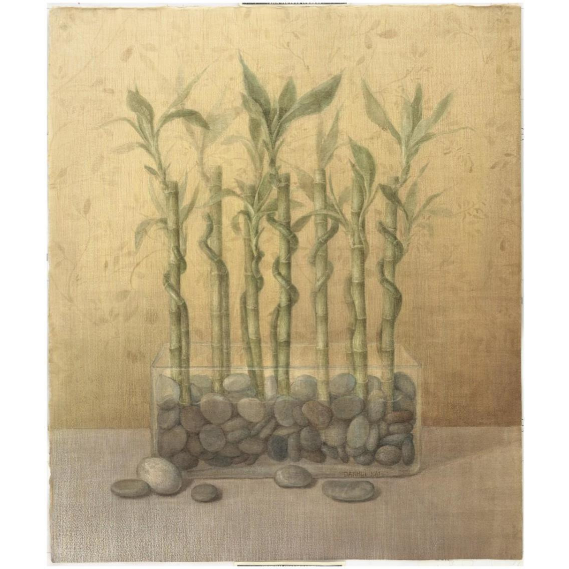 Lucky Bamboo -Paper Art-27.5&quotx32"