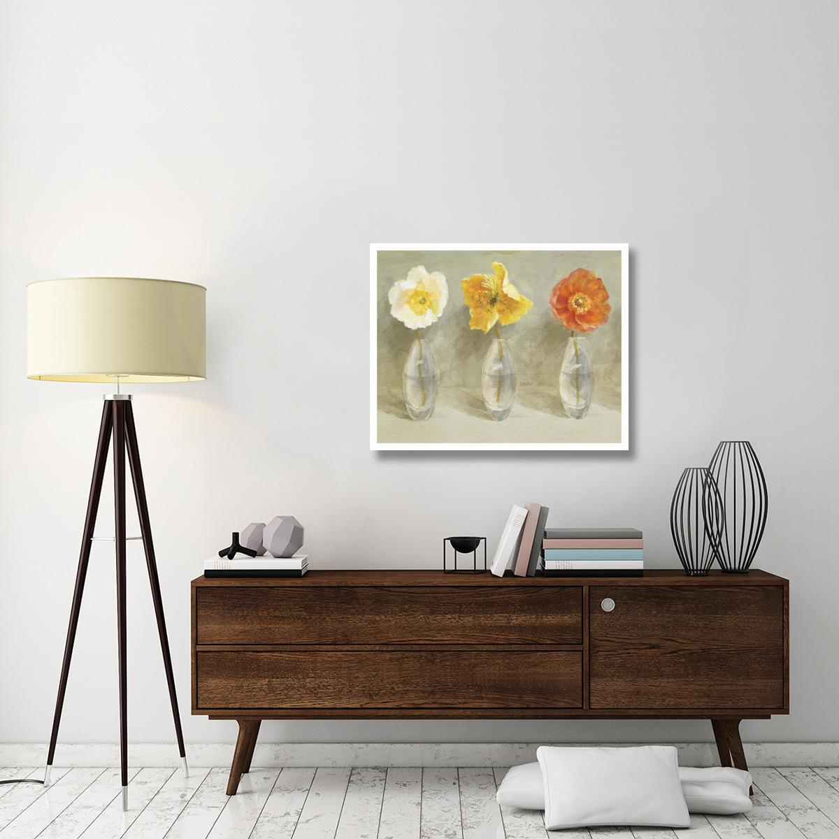 Poppy Palette Crop -Paper Art-37&quotx30"
