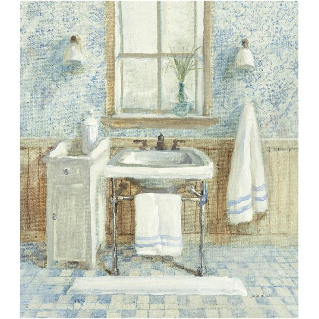 Victorian Sink I -Paper Art-21.36&quotx24"