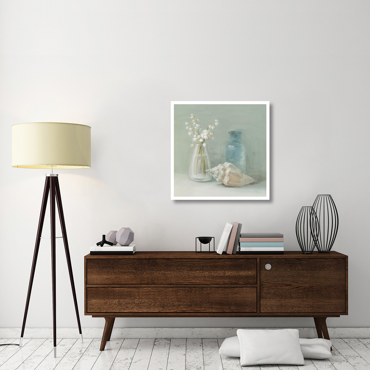 Lily of the Valley Spa -Paper Art-32&quotx32"
