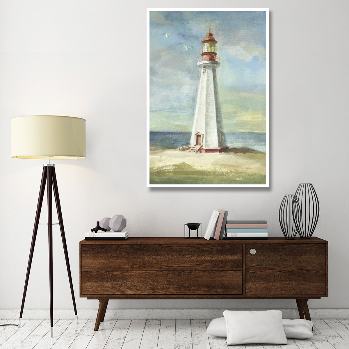 Lighthouse III -Paper Art-42&quotx62"