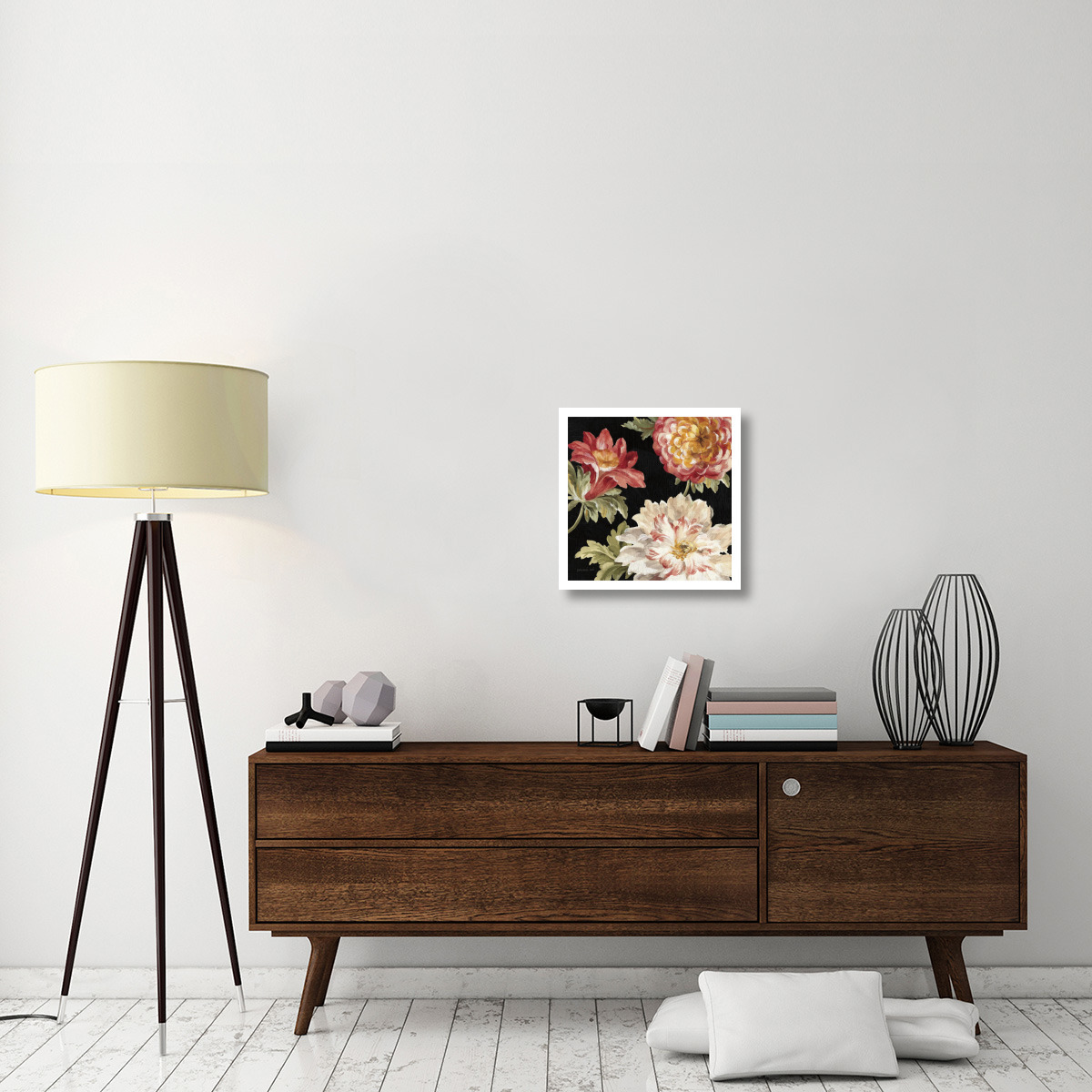 Mixed Floral IV Crop II -Paper Art-20&quotx20"