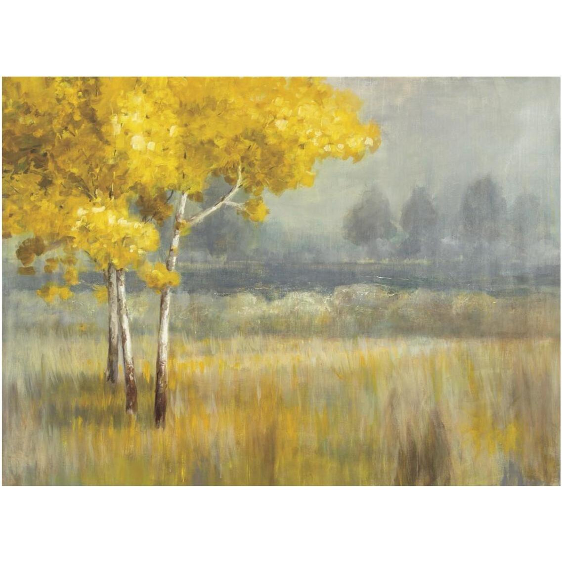 Yellow Landscape -Paper Art-18&quotx14"
