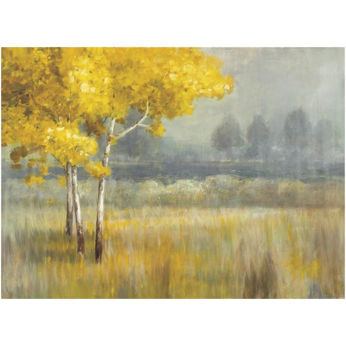 Yellow Landscape -Paper Art-34&quotx26"