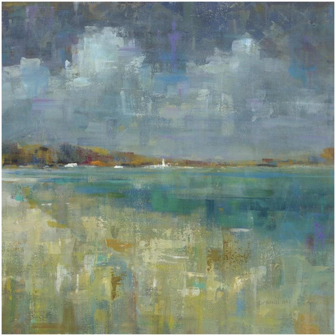 Sky and Sea Crop -Paper Art-32&quotx32"