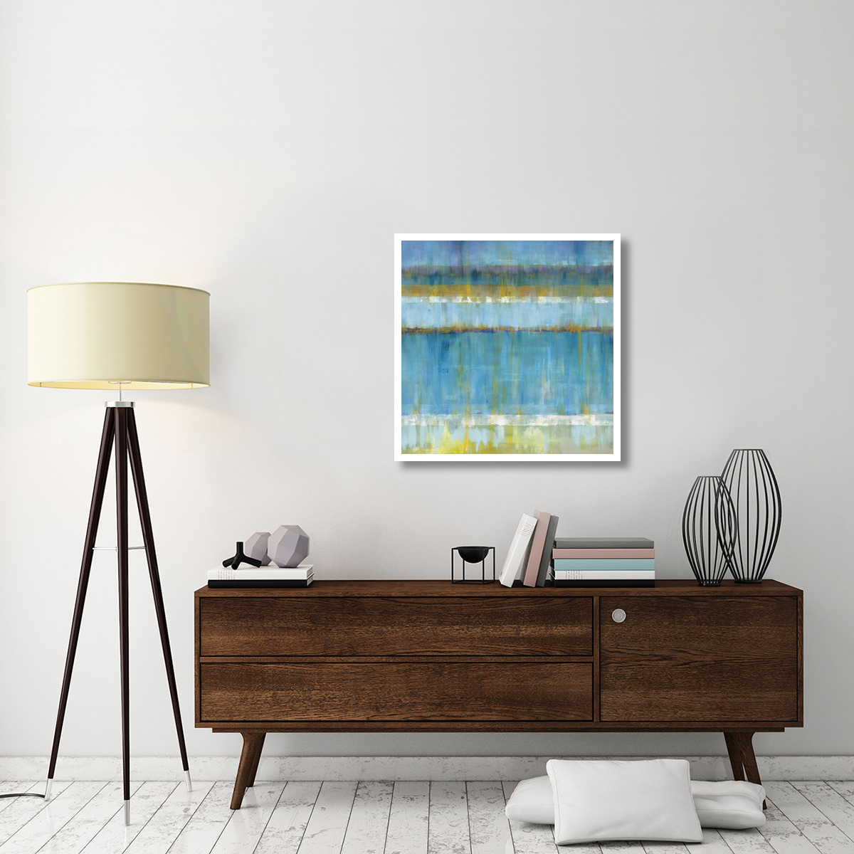 Abstract Stripes -Paper Art-32&quotx32"