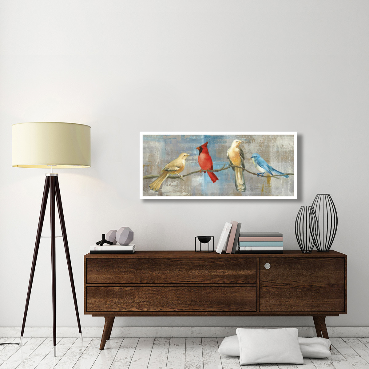 Life is Better with Friends Taupe -Paper Art-52&quotx22"