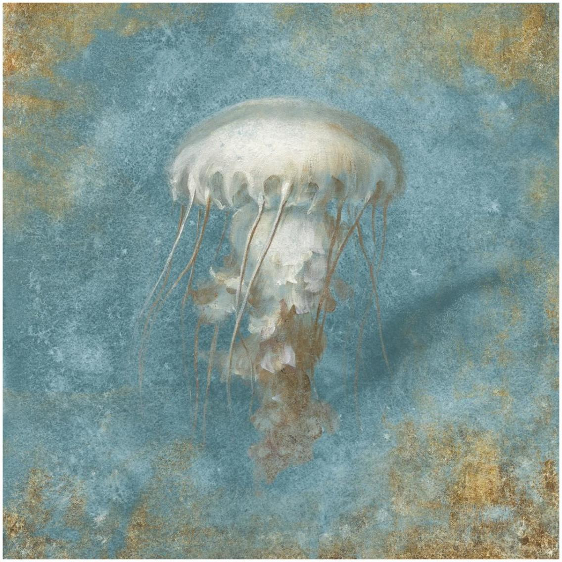 Treaures from the Sea VI Aqua -Paper Art-32&quotx32"