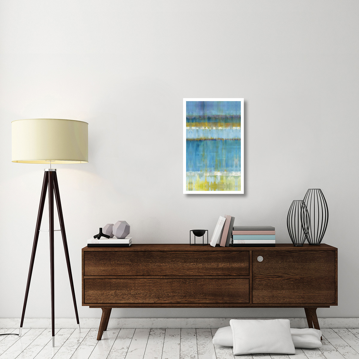 Abstract Stripes II -Paper Art-20.3&quotx32"