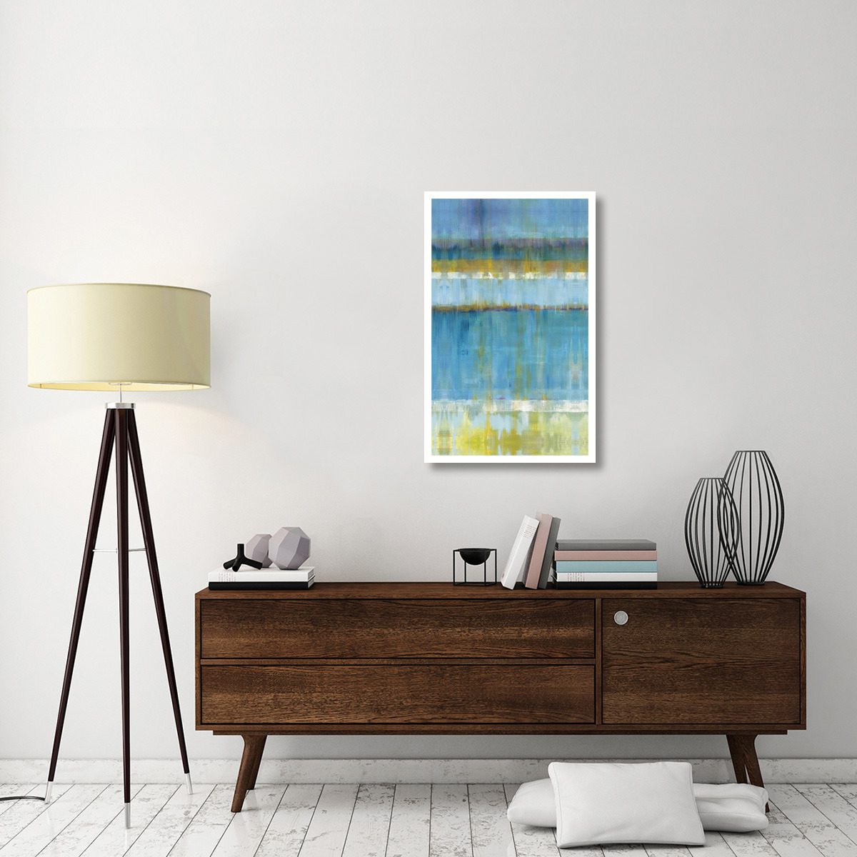 Abstract Stripes II -Paper Art-23.96&quotx38"