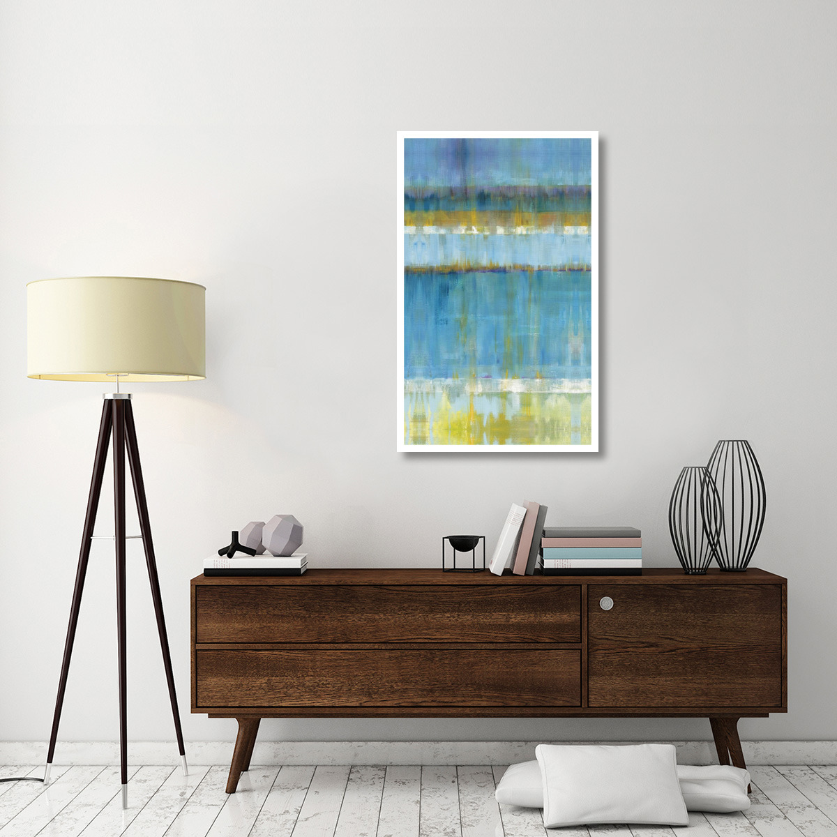 Abstract Stripes II -Paper Art-28.84&quotx46"