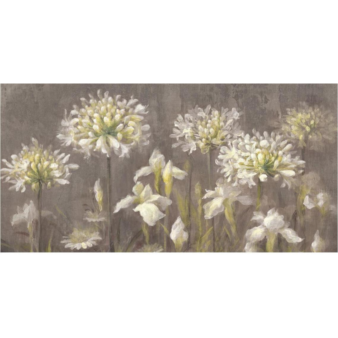 Spring Blossoms Neutral II -Paper Art-38&quotx20"