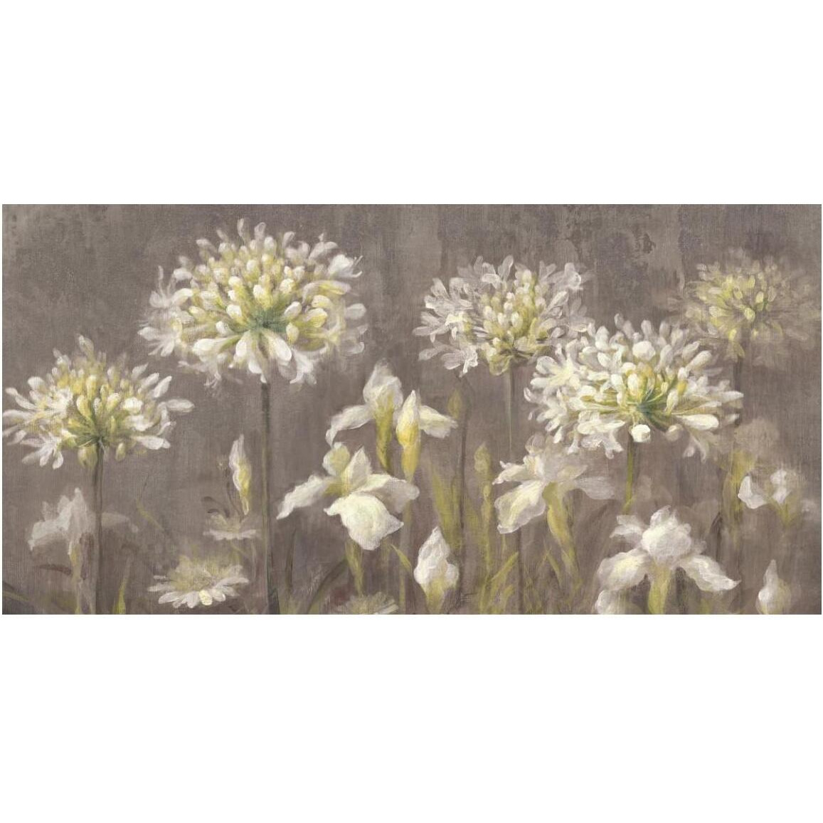 Spring Blossoms Neutral II -Paper Art-50&quotx26"