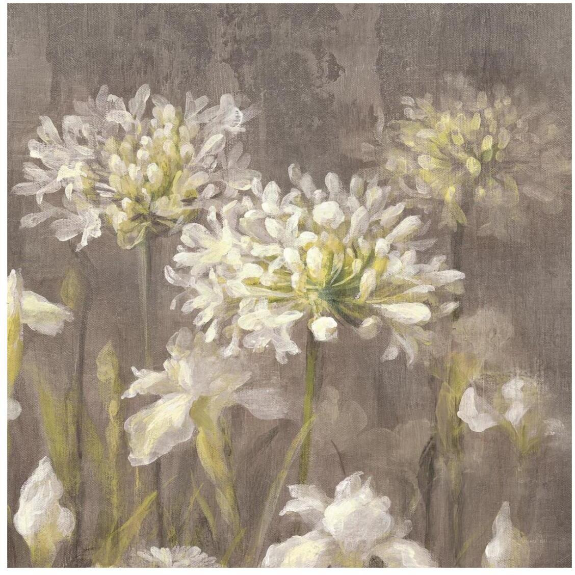 Spring Blossoms Neutral IV -Paper Art-26&quotx26"