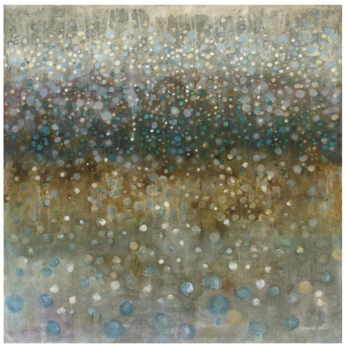 Abstract Rain -Paper Art-20&quotx20"