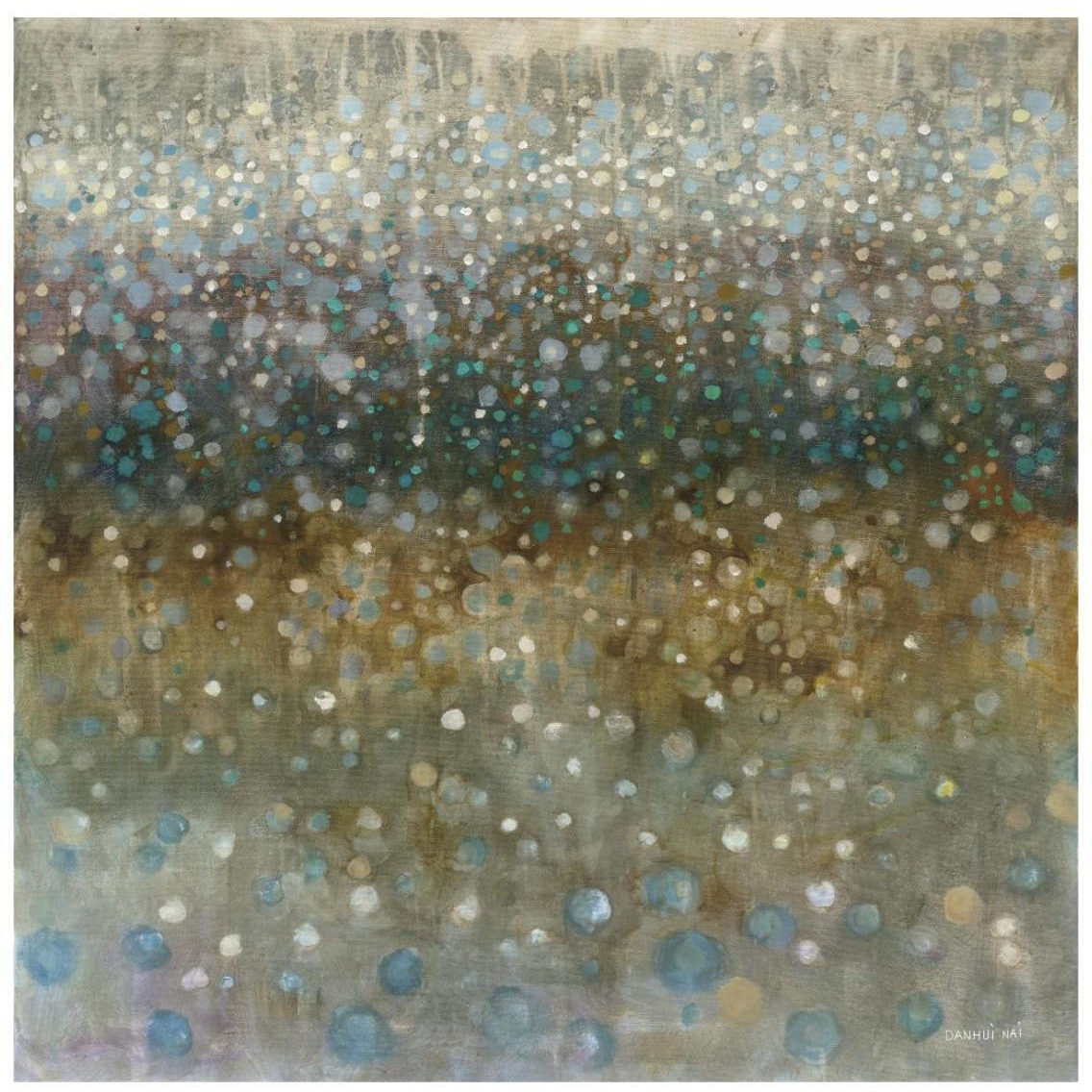 Abstract Rain -Paper Art-26&quotx26"