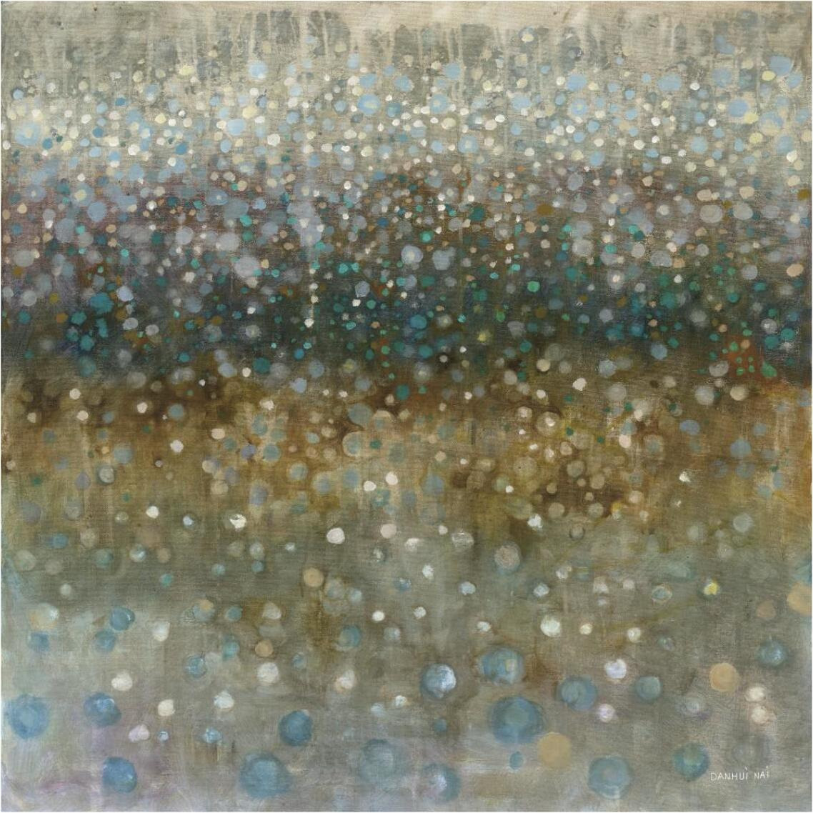 Abstract Rain -Paper Art-38&quotx38"