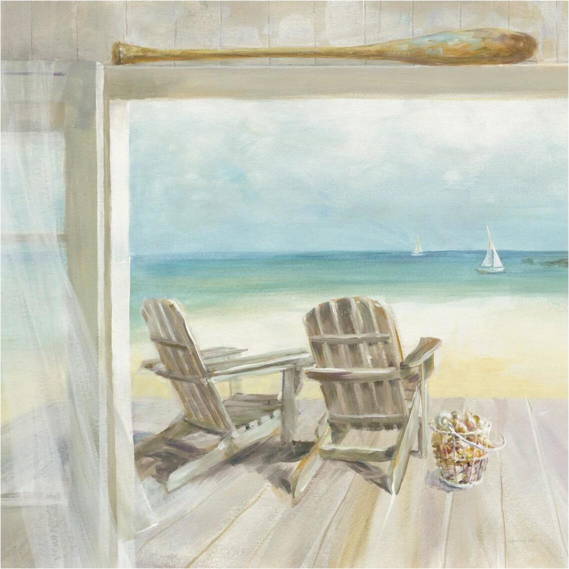 Seaside Morning Crop -Paper Art-38&quotx38"