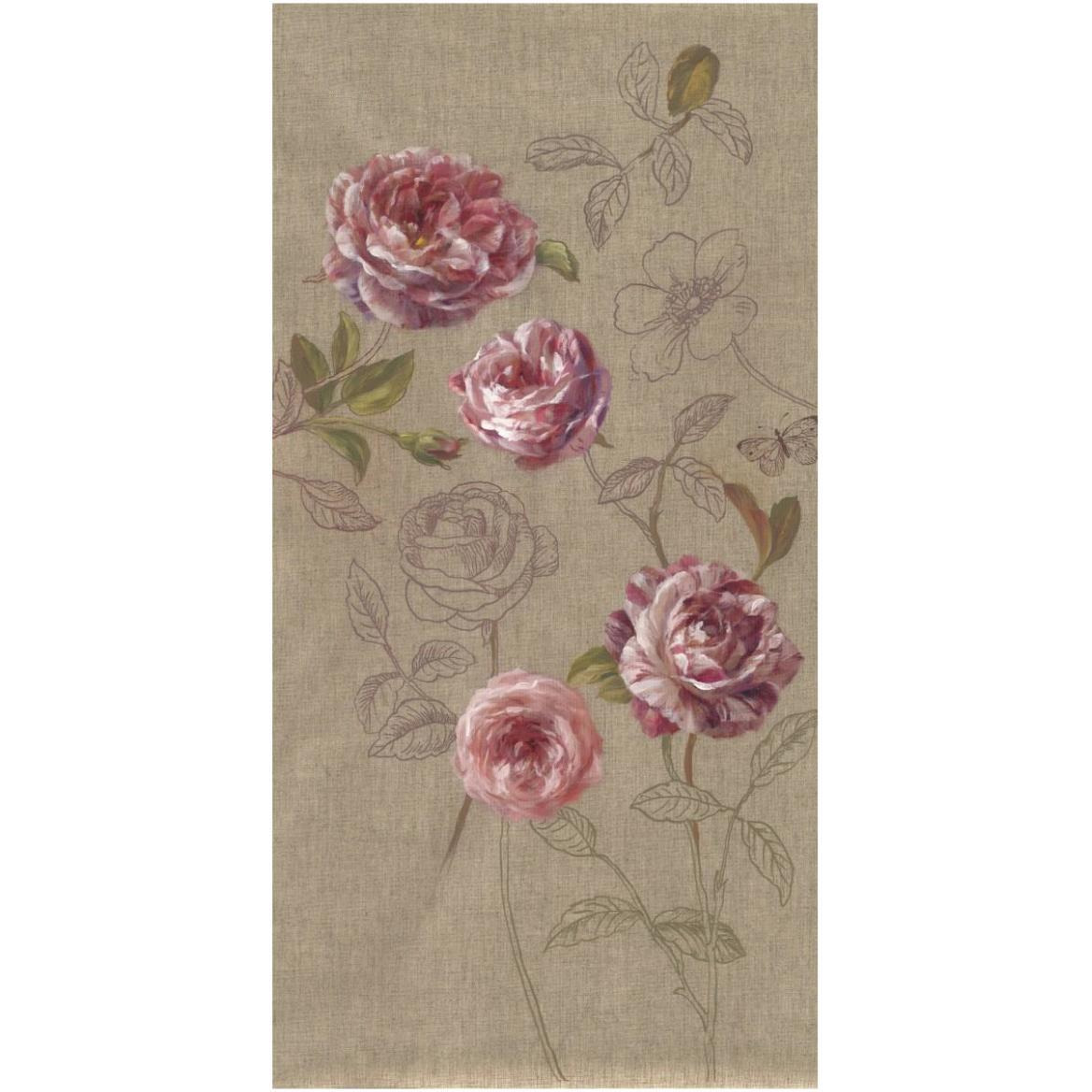 Roses and Butterfly -Paper Art-32&quotx62"