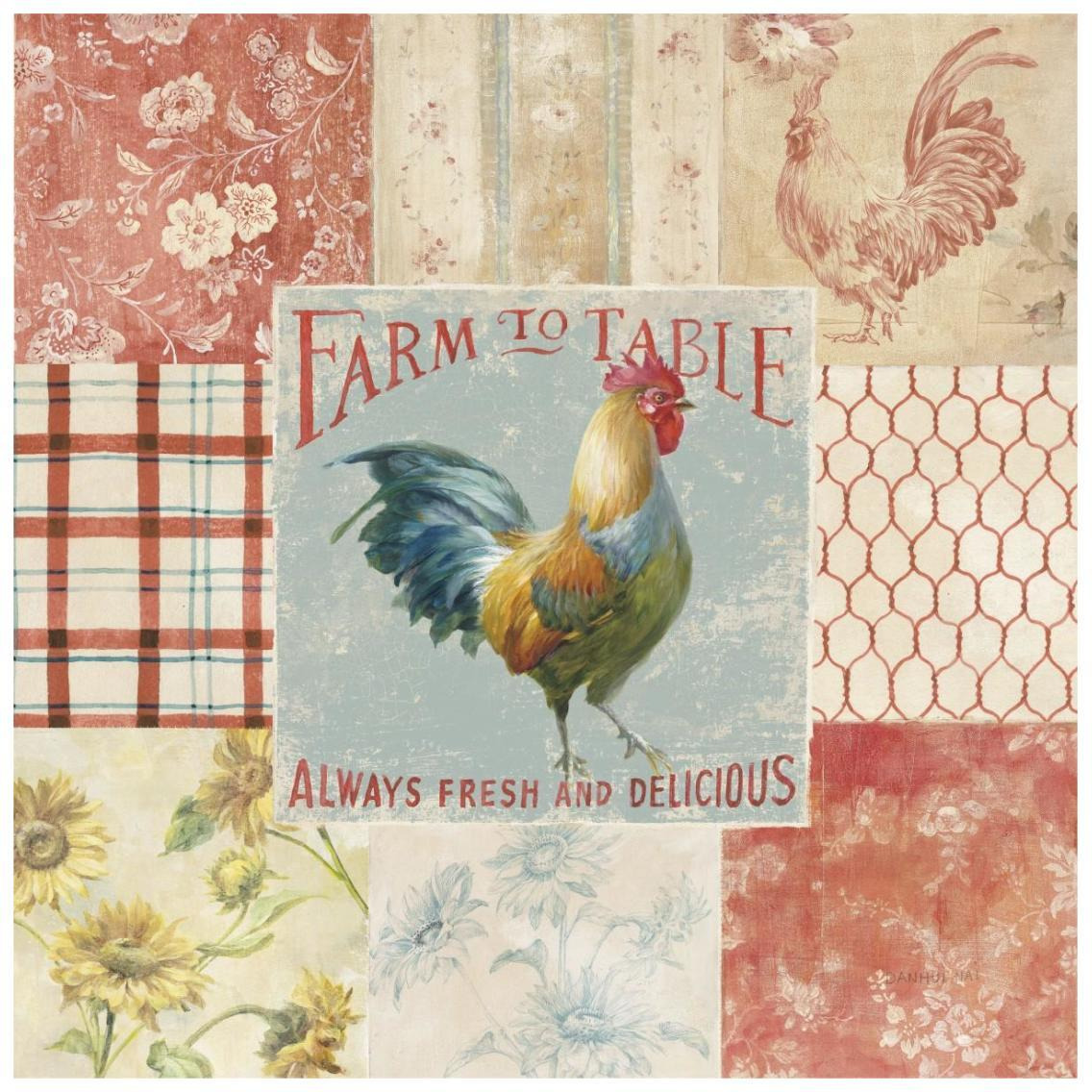 Farm Nostalgia I -Paper Art-26&quotx26"