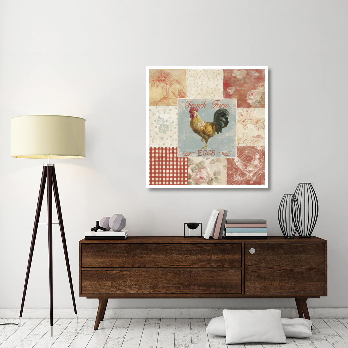 Farm Nostalgia II -Paper Art-42&quotx42"