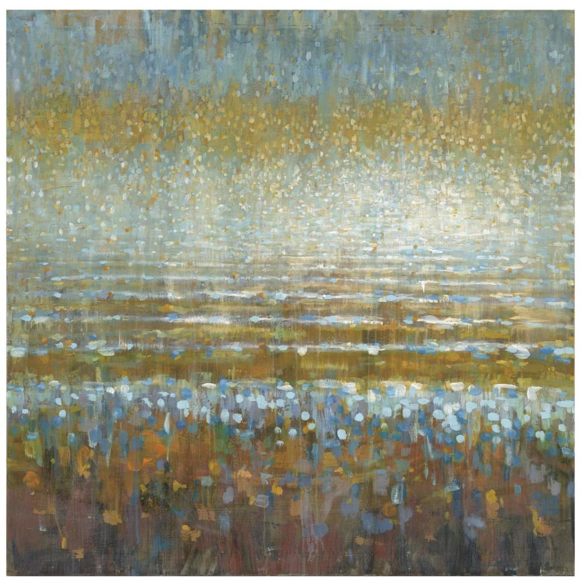 Rains over the Lake -Paper Art-42&quotx42"