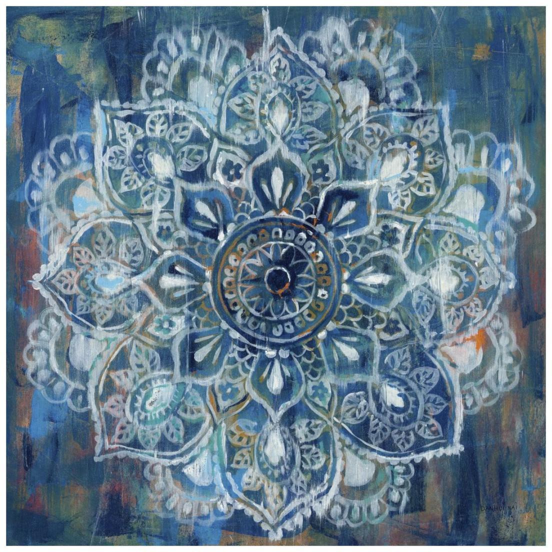 Mandala in Blue II -Paper Art-20&quotx20"