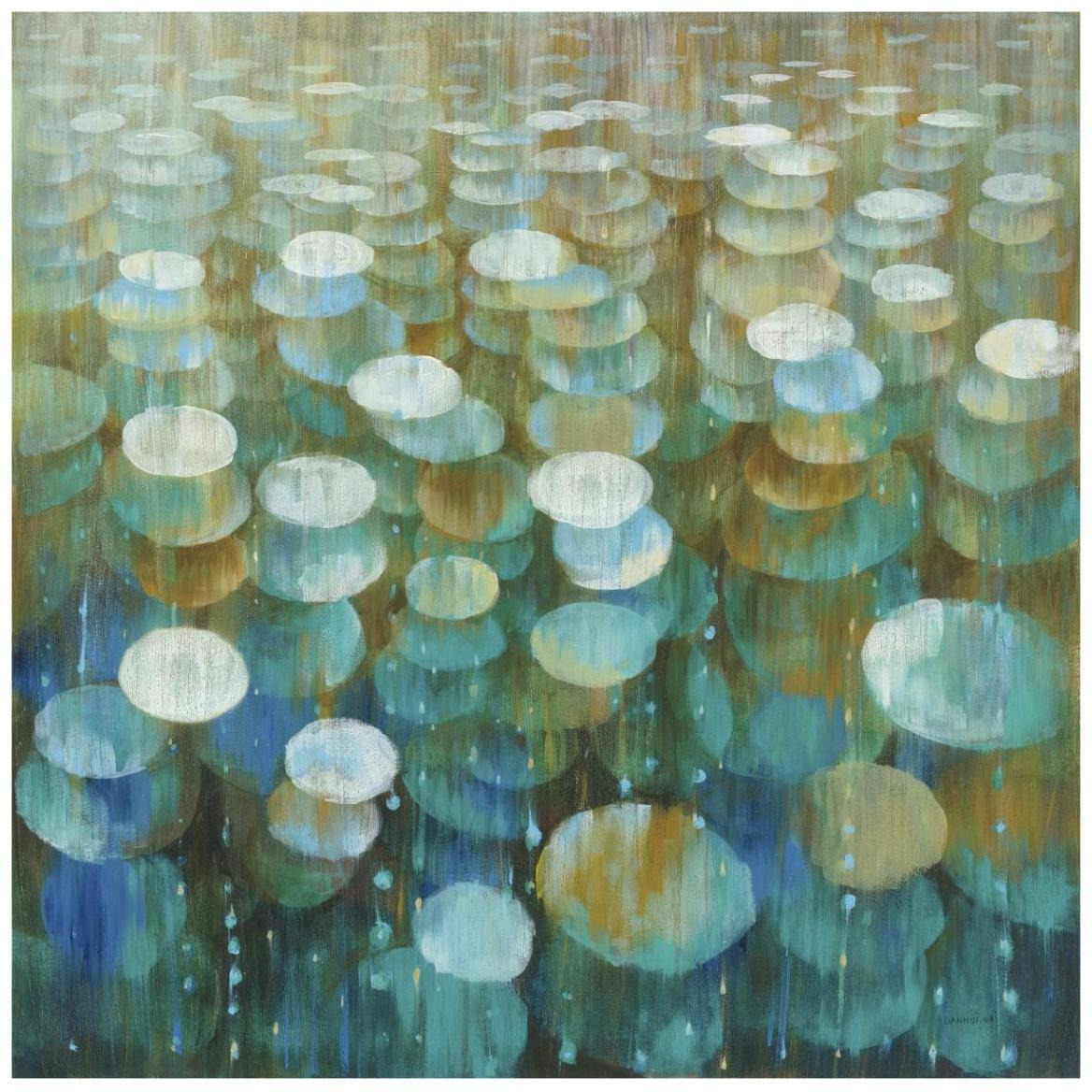 Rain Drops -Paper Art-42&quotx42"