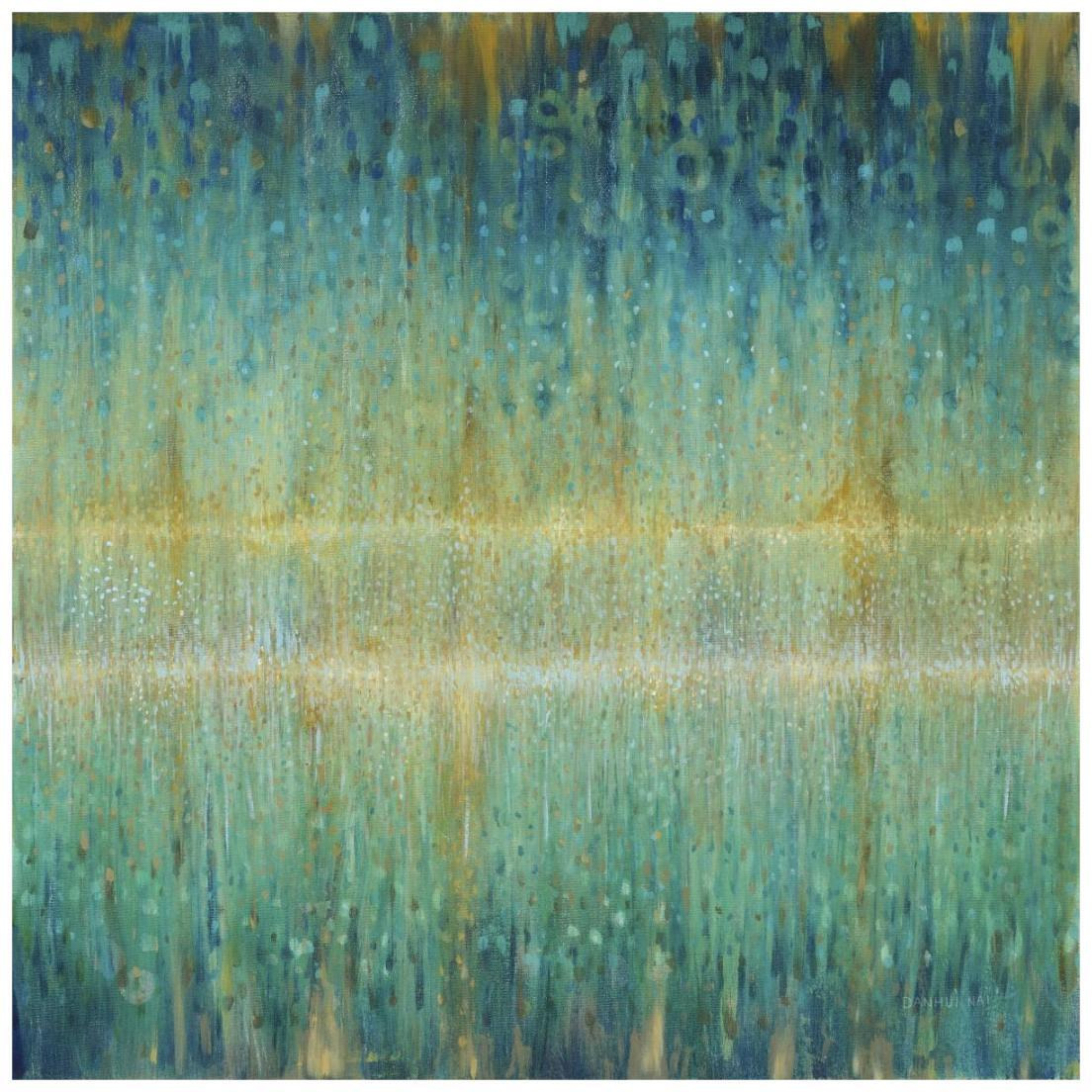 Rain Abstract I Panel -Paper Art-20&quotx20"