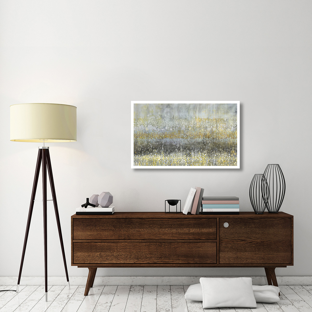 Rain Abstract II Crop -Paper Art-42&quotx26"