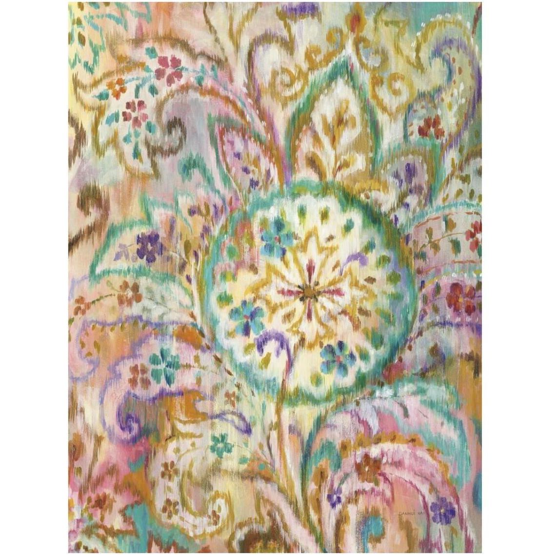 Boho Paisley I -Paper Art-14&quotx18"
