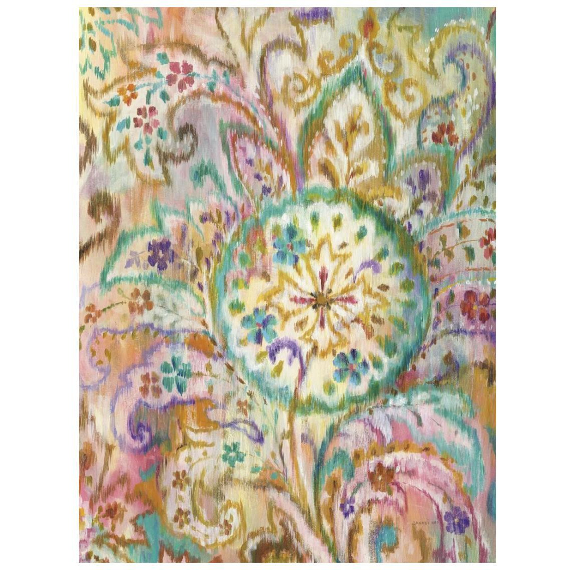 Boho Paisley I -Paper Art-20&quotx26"