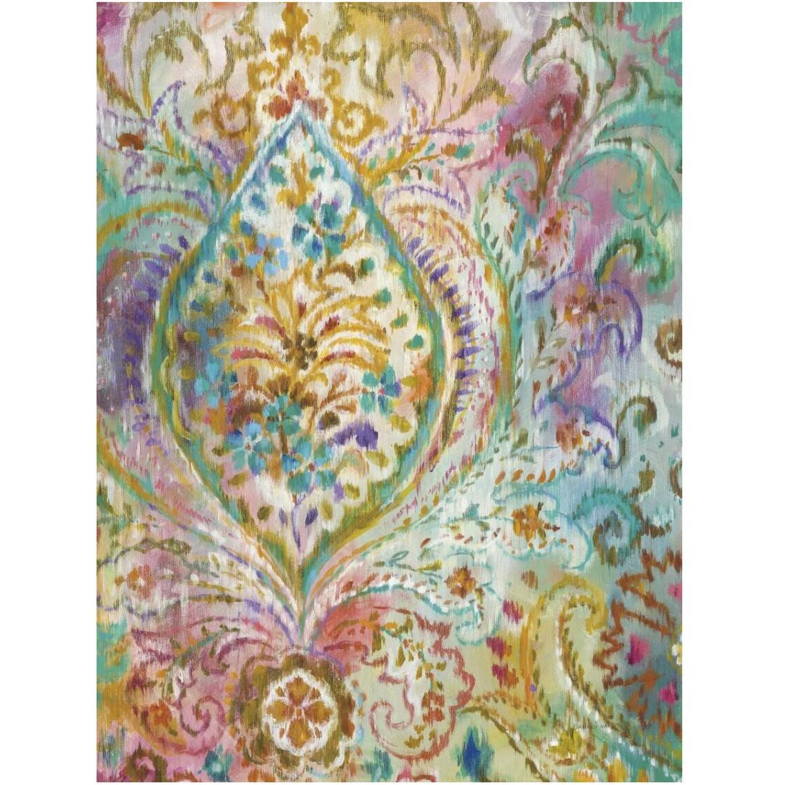 Boho Paisley II Crop -Paper Art-14&quotx18"