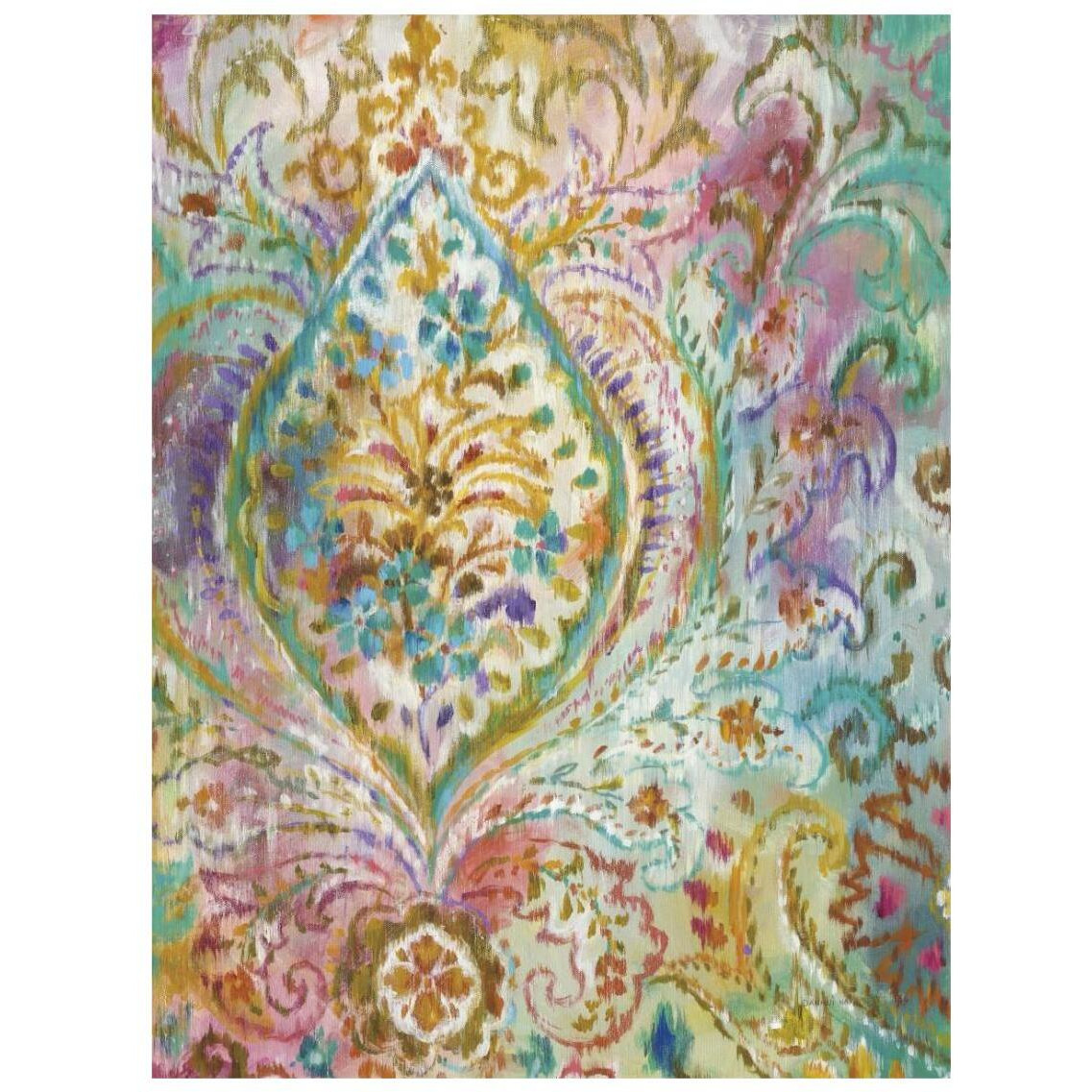 Boho Paisley II Crop -Paper Art-20&quotx26"