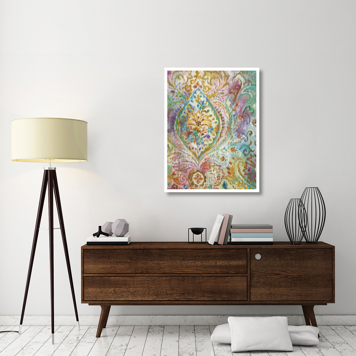 Boho Paisley II Crop -Paper Art-32&quotx42"