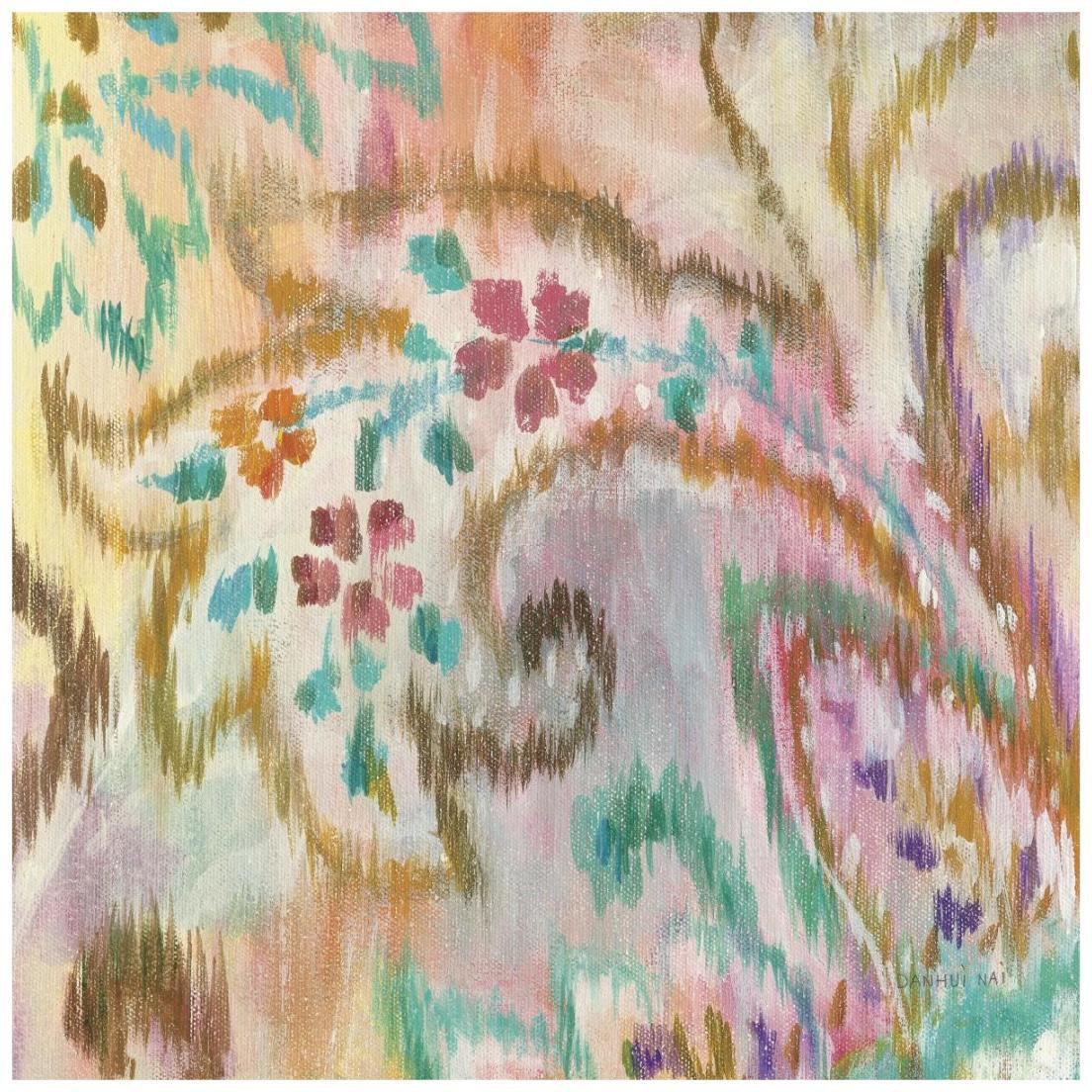Boho Paisley III -Paper Art-20&quotx20"