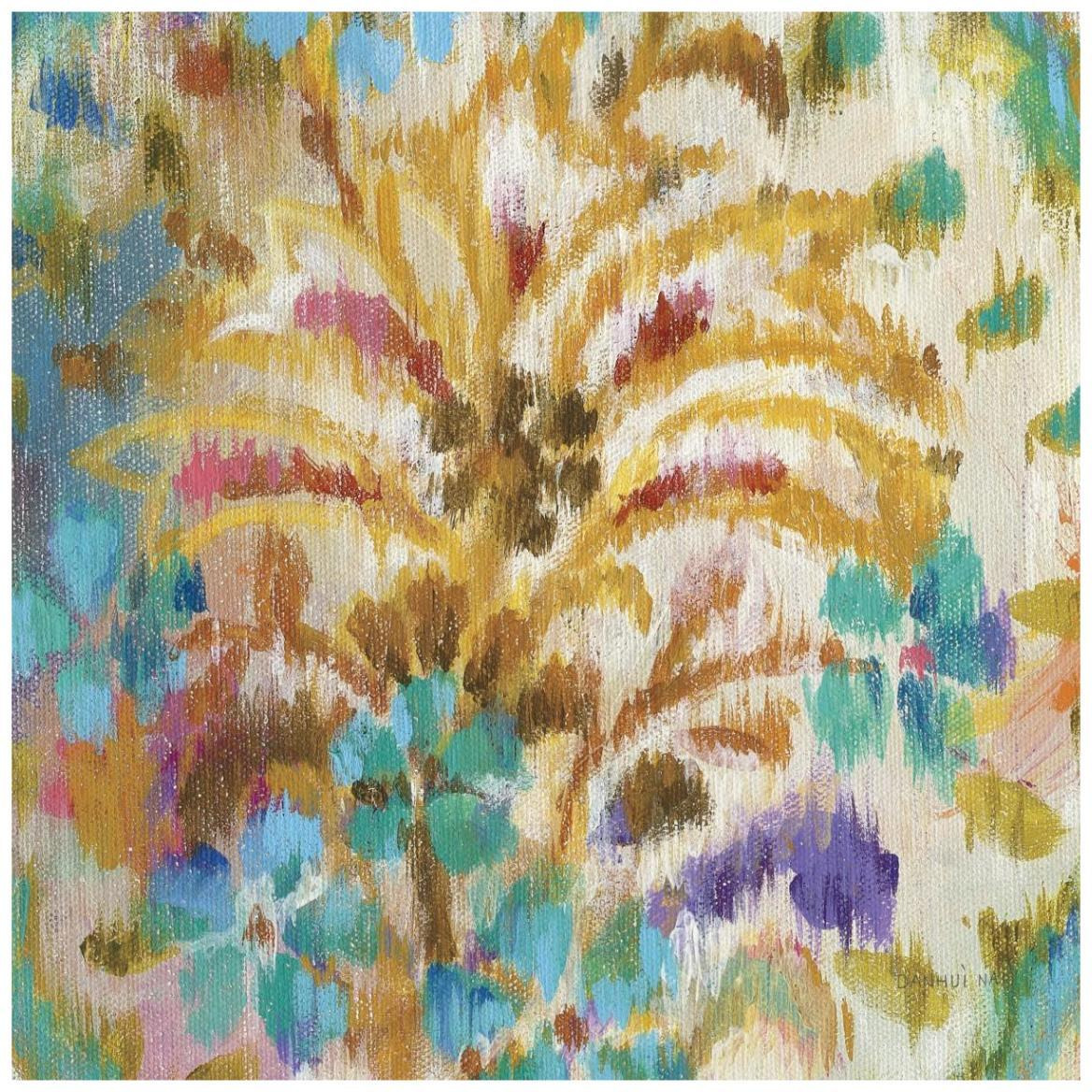 Boho Paisley VI -Paper Art-42&quotx42"