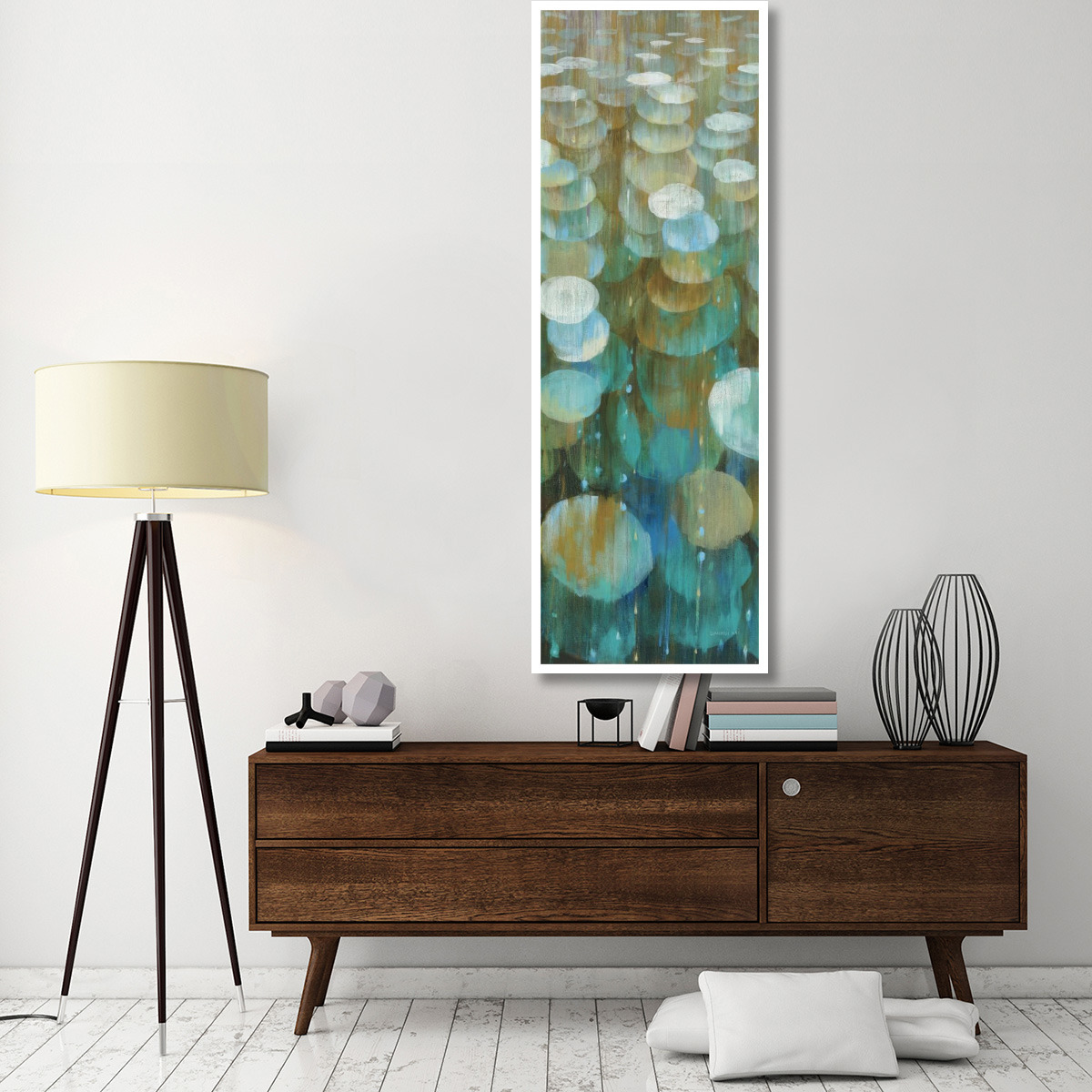 Raindrops III -Paper Art-26&quotx74"