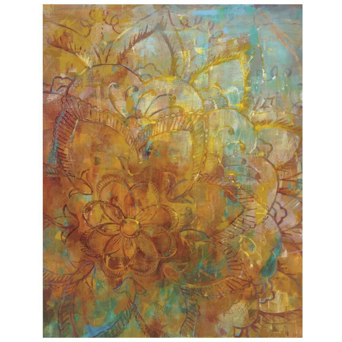 Bohemian Abstract Bright Crop -Paper Art-20&quotx26"