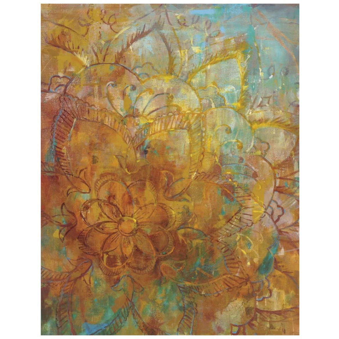 Bohemian Abstract Bright Crop -Paper Art-32&quotx42"